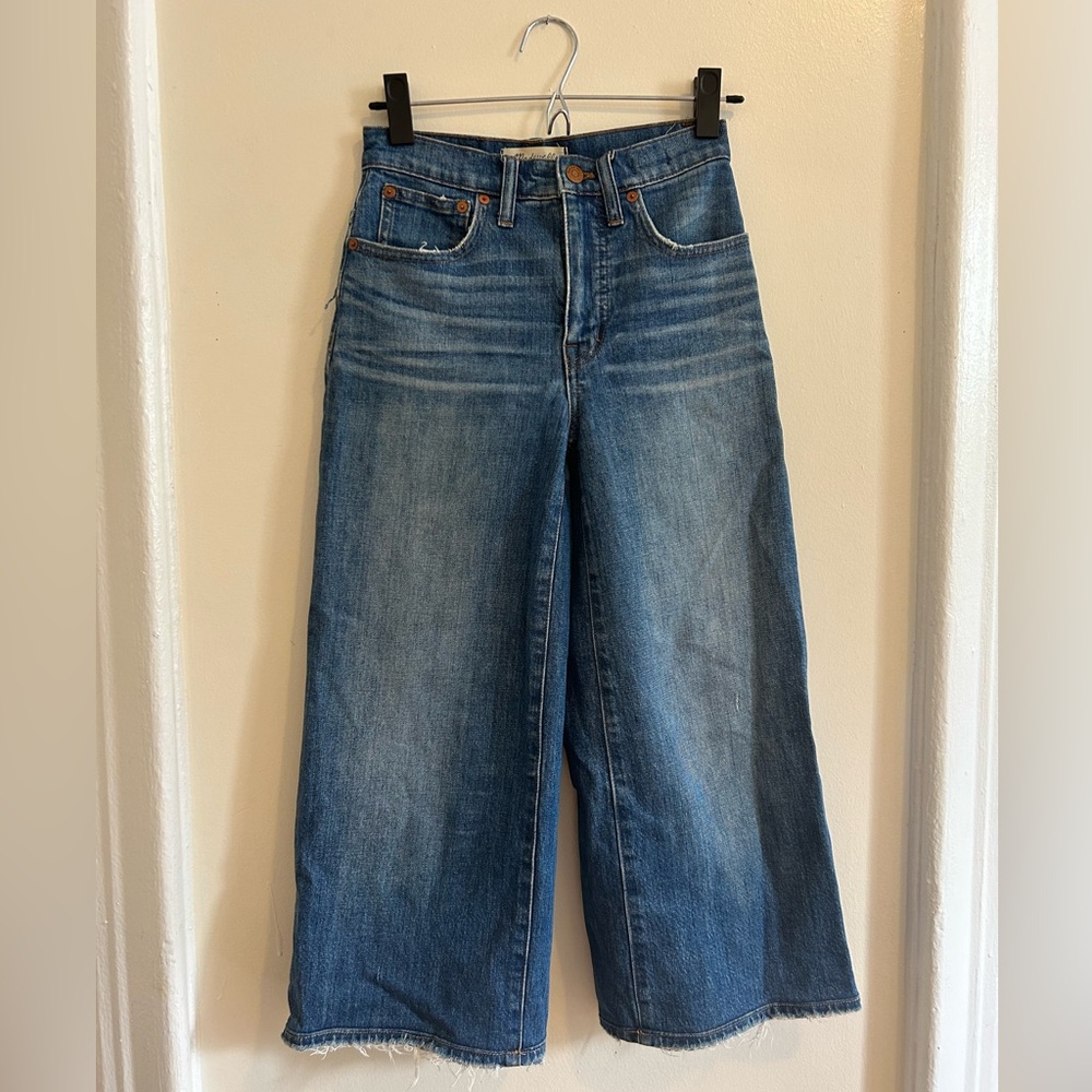 Madewell wide leg crop size 23